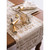 108" Gold and White Christmas College Printed Table Runner - IMAGE 2