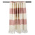 Red and Beige Striped Fringed Throw Blanket 50" x 60" - IMAGE 2