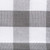 Farmhouse Checkered Cotton Round Tablecloth - 70" - Pewter and White - IMAGE 2