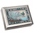 Mother's Love Rectangular Keepsake Music Box - 8" - Blue and Silver - IMAGE 1