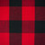 Buffalo Check Rectangular Cotton Christmas Tablecloth -  104" - Black and Red - IMAGE 4