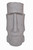 Easter Island Moai Head Outdoor Garden Statue - 35" - Gray - IMAGE 2
