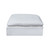 44" White Fabric Slipcover for Square Modular Ottoman - IMAGE 1