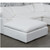 44" White Fabric Slipcover for Square Modular Ottoman - IMAGE 3