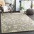 10' x 14' Traditional Style Beige and Gray Rectangular Area Throw Rug - IMAGE 2