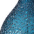 29" Eline Blue Glass Fat Tear Drop Table Lamp with Crystal and Nickel Accent and White Shade - IMAGE 2