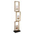 Staggered Rectangular Floor Lamp with Clear Glass Globes - 64.25" - Gold - IMAGE 1