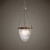 33" Clear Halophane Glass Hanging Light Fixture - IMAGE 2