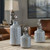 Hand Fluted Ceramic Decorative Bottles - 18" - Set of 3 - IMAGE 1
