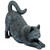 12" Stretching Cat Outdoor Garden Statue - IMAGE 1