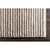 8' x 10' White and Brown Textured Rectangular Hand Woven Area Rug