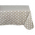 84" Beige and White Polka Dot Rectangular Tablecloth - IMAGE 1