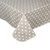 84" Beige and White Polka Dot Rectangular Tablecloth - IMAGE 4