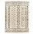 7'10" x 10'3" Tribal Pattern Beige and Black Rectangular Machine Woven Area Rug - IMAGE 1