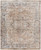 7'10" x 10'3” Distressed Persian Medallion Orange and White Rectangular Area Throw Rug - IMAGE 1