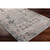 7.5' x 10.1' Mosaic Style Gray and Beige Rectangular Area Throw Rug
