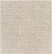 8' x 8' Brown and Ivory Hand Woven Square Area Throw Rug - IMAGE 1