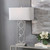 31.75" Modern Table Lamp with Gray Rectangle Drum Shade - IMAGE 1