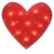 14" Lighted Heart Valentine's Day Window Silhouette - IMAGE 2