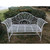 53.75" Solid White Outdoor Patio Garden Bench - IMAGE 2