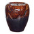 Burnt Umbra Ceramic Jar Garden Fountain - 12.5" - IMAGE 1