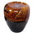 Burnt Umbra Ceramic Jar Garden Fountain - 12.5" - IMAGE 2