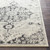 9'3" x 12'6" Distressed Persian Medallion Design Gray and Black Rectangular Machine Woven Area Rug - IMAGE 6