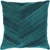 22” Aegean Blue Velvet Square Decorative Throw Pillow Cover - IMAGE 1