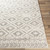 5'3” x 7'3” Diamond Patterned Light Gray and White Synthetic Area Throw Rug - IMAGE 5