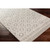 5'3” x 7'3” Diamond Patterned Light Gray and White Synthetic Area Throw Rug