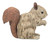 7.5" Brown and Ivory Sitting Squirrel Outdoor Figurine - IMAGE 1