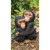 9.5" Chimpanzees Hugging Outdoor Garden Statue - IMAGE 5