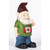 9.75" Smoking Canadian Gnome Outdoor Garden Statue - IMAGE 1