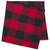Set of 6 Red and Black Buffalo Check Pattern Square Cloth Napkins 20" - IMAGE 5