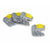 Gray and Yellow Cyclonic Scrubbing Elite Zodiac 4/PK MX8 Brush - IMAGE 1