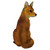 Woodie, the Woodland Fox Outdoor Garden Statue - 14" - IMAGE 5