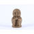 Lucky Japanese Jizo Praying Outdoor Garden Statue - 10.25" - Brown - IMAGE 2