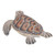 6.5" Brown and Beige Baby Sea Turtle Figurine - IMAGE 2