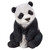 6" Sitting Drowsy Panda Outdoor Garden Statue - IMAGE 1