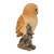 12.5" Tawny Owl on Stump Outdoor Garden Statue - IMAGE 3