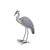21" Standing Heron Outdoor Garden Statue - IMAGE 5