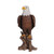 26.75" Bald Eagle on Stump Outdoor Garden Statue - IMAGE 1