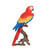 28.5" Large Scarlet Macaw Outdoor Garden Statue - IMAGE 3