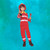 Red and White Firefighter Boy Child Halloween Costume - Medium - IMAGE 3