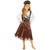 Red and Black Pirate Girl Child Halloween Costume - Medium - IMAGE 2