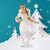 White and Gold Angel Girl Child Christmas Costume - Large - IMAGE 1