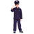 Navy Blue and Gold Police Officer Boy Child Halloween Costume - Small - IMAGE 2