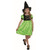 Black and Green Witch Girl Child Halloween Costume - Small - IMAGE 2