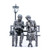 36.5" Old Couple with Street Lamp Outdoor Garden Statue - IMAGE 1
