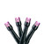 LED Micro Wide Angle Christmas Light Set - Pink - 7.25' - Green Wire - 20ct - IMAGE 1